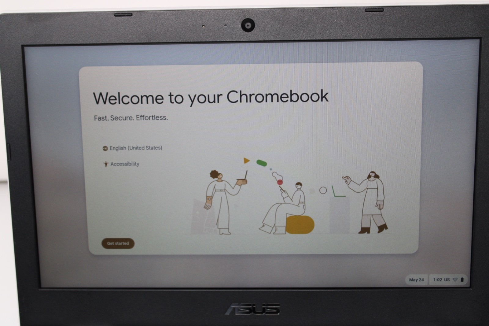 ASUS Chromebook CX1 11.6″ (32GB HDD, Intel Celeron N3350, 1.10 GHz, 4GB)…