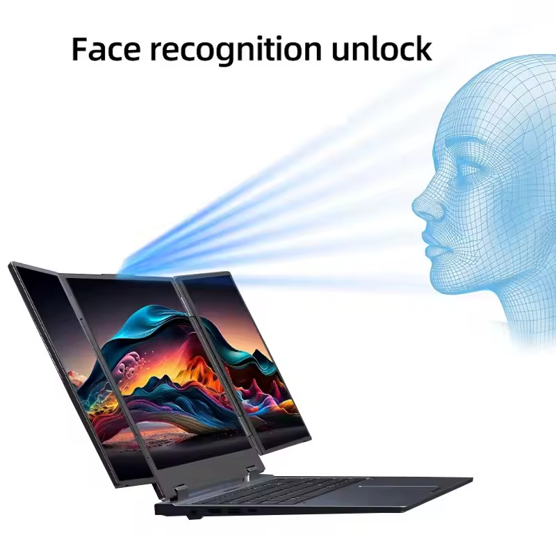 Gaming Laptop 16+10.5+10.5 inch Intel Core i7 1260P 64GB RAM 2TB Business Comput