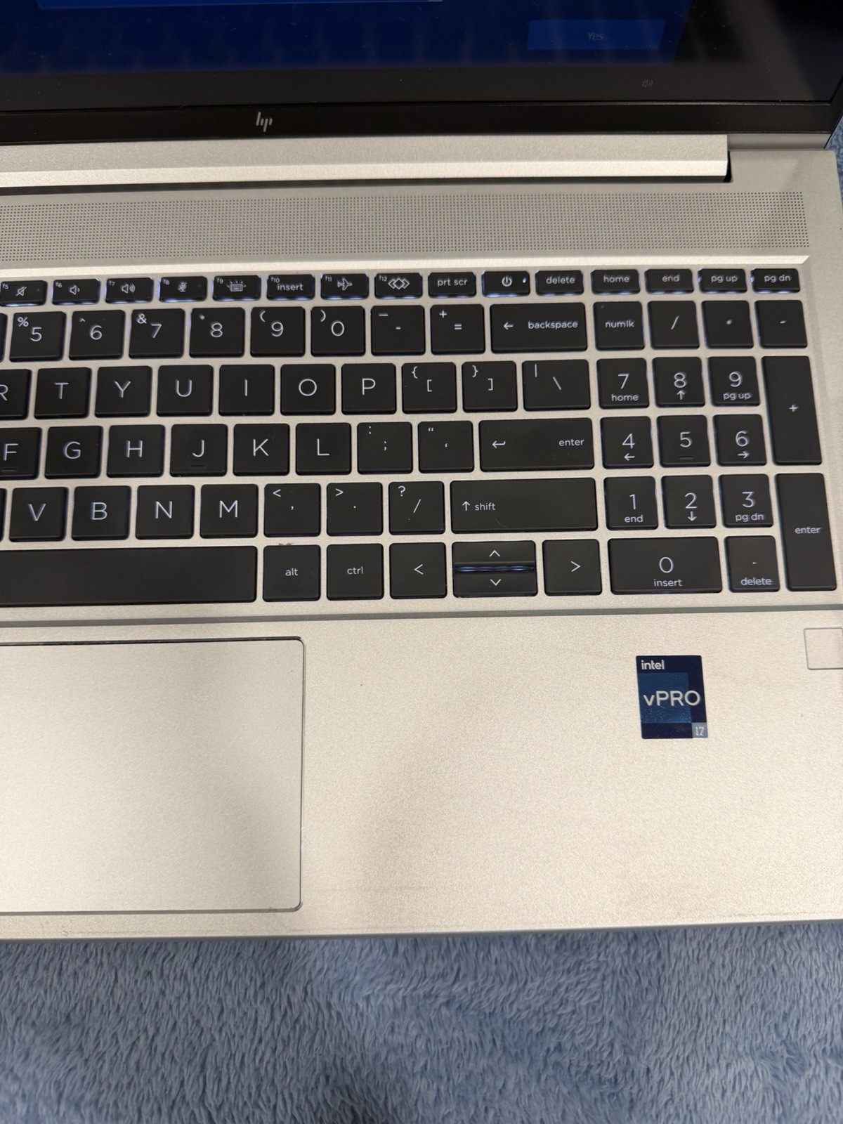 HP Elitebook 650 G9 Laptop Intel V Pro I7-1265U 16Gb Ram 512 Gb OS Win10