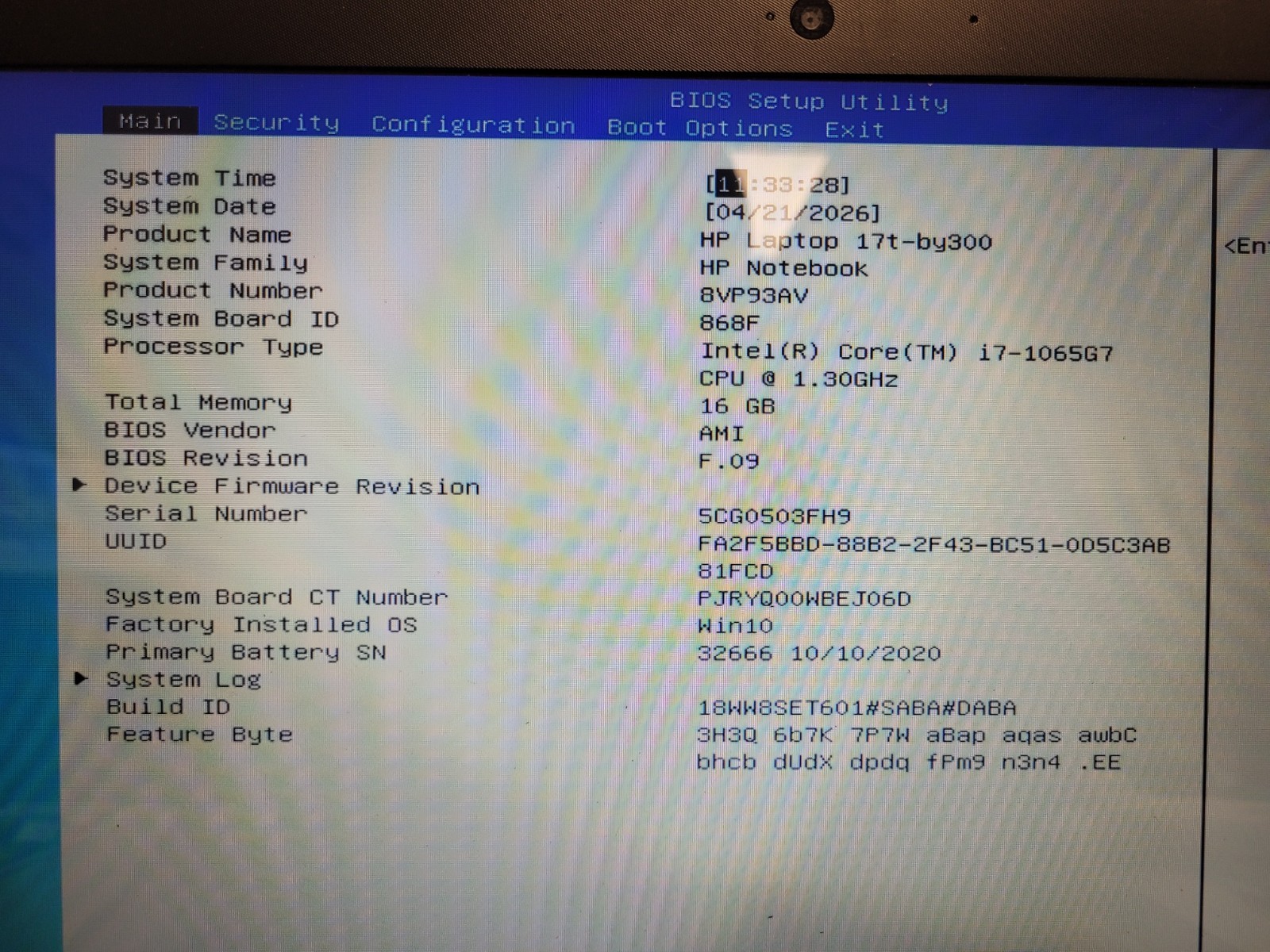 Hp laptop 17t-by300 17.3″ i7-1065G7 16gb ram 512gb ssd charger READ 5CG0503FH9
