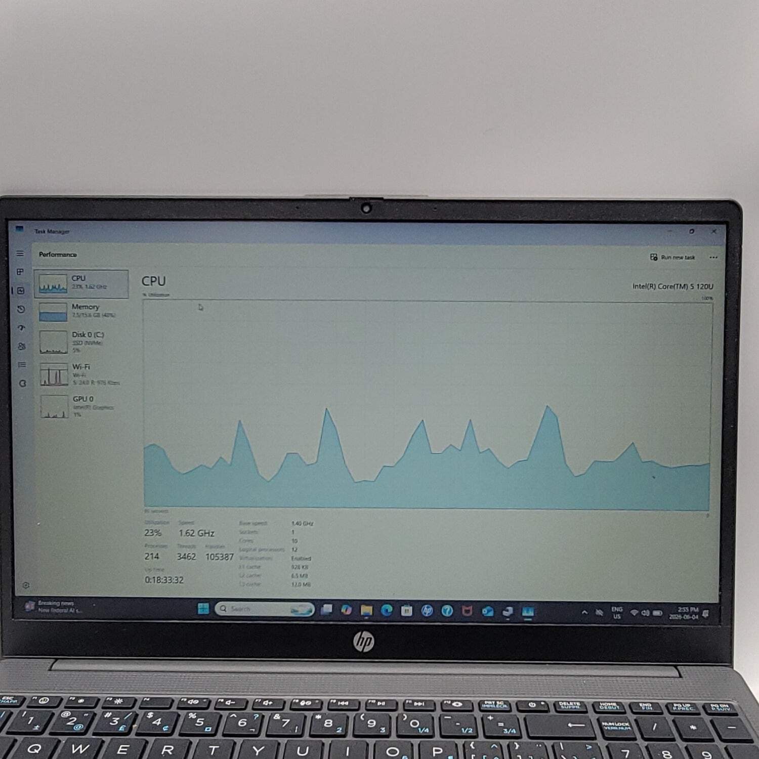 HP Laptop 15-FD0XXX 15″ i5-120u 1.4GHz 16GB RAM 512gb SSD SSD