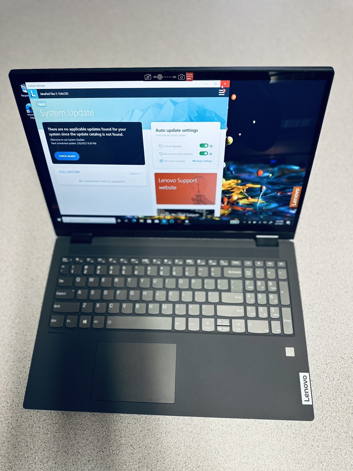 LENOVO Ideapad Flex 5 15ALC05 15.6″ Touchscreen Convertible 2 in 1 laptop
