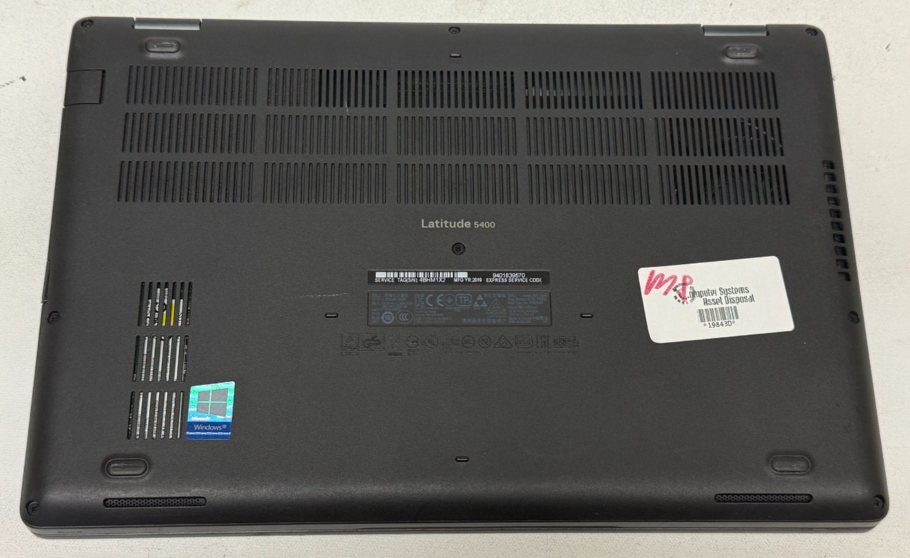 Dell Latitude 5400 14″ (i7-8665u 1.90GHz – 16GB RAM – 512GB SSD – Win11Home)