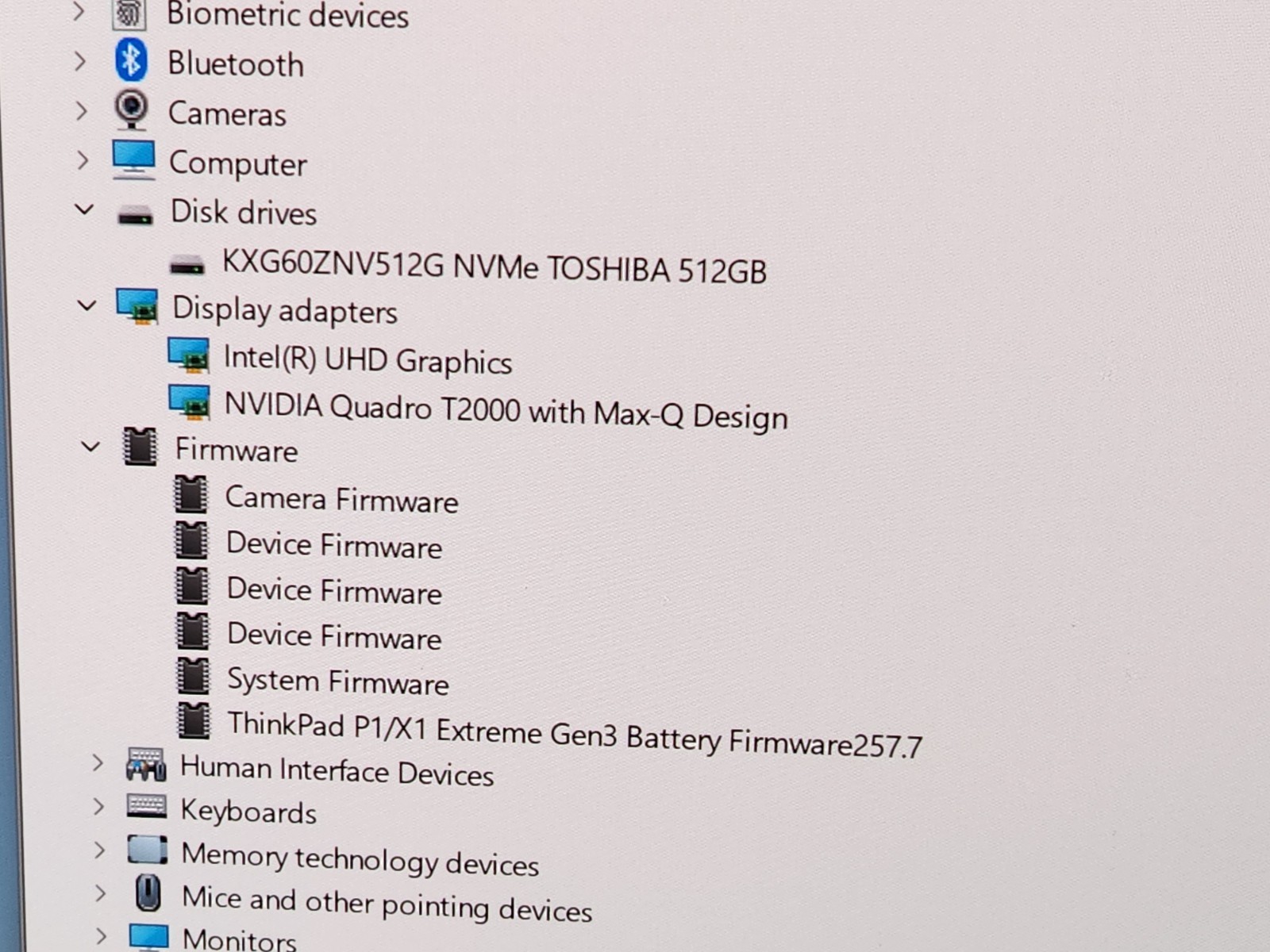 Lenovo ThinkPad P1 Gen 3 15.6″ 4K Touchscreen i9-10885H 32GB 512GB SSD T2000 ~
