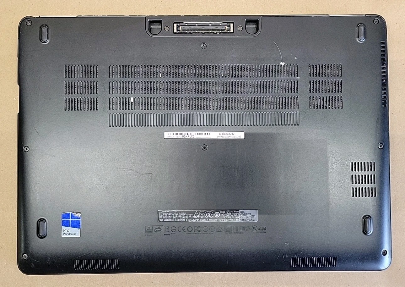 Dell Latitude E7470, Intel Core i5-6300U @ 2.4GHz, 8GB RAM, NO SSD, NO OS