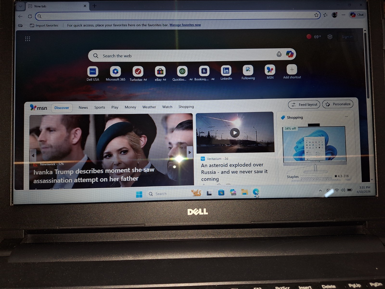 Dell Inspiron 15″ 5566 Laptop Core i5-7200U / SSD 256 GB / 8GB / Win 11 Pro