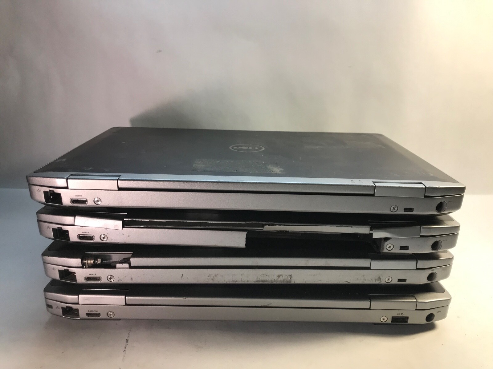 LOT OF 4- Dell Latitude E6320 13″ Intel Core i5-2520M-For Parts -MZ