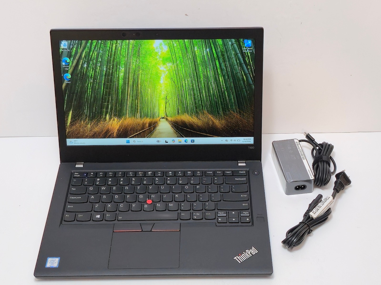 Lenovo ThinkPad T480 (i7-8th 32GB RAM 1TB SSD) 14″ Touch GeForce 2GB GPU – MINT
