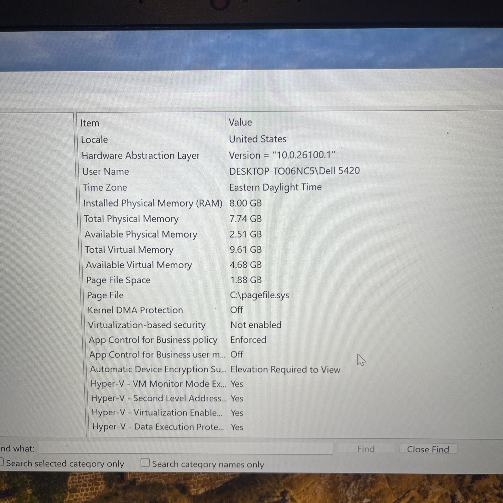 Dell Latitude 5420 i5-1145G7 8GB RAM 256GB SSD 14” FHD Win11 Pro WiFi 6