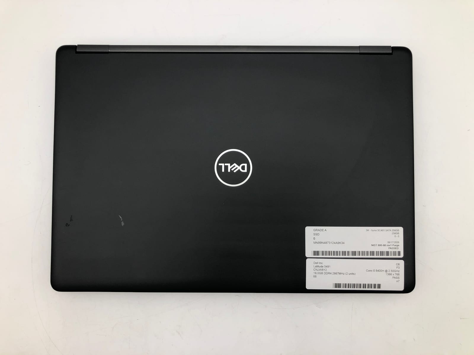 Dell | Latitude 5491 | i5-8400H | 16GB | 256GB SSD | Win 11 Pro | 88% Battery