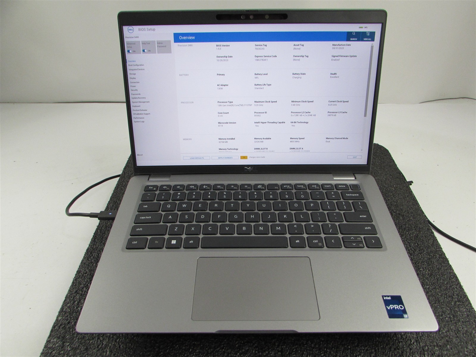 Dell Precision 3480 14″ i7-1370P 14-Core 256GB SSD 32GB RAM RTX A500 WIN 11 PRO