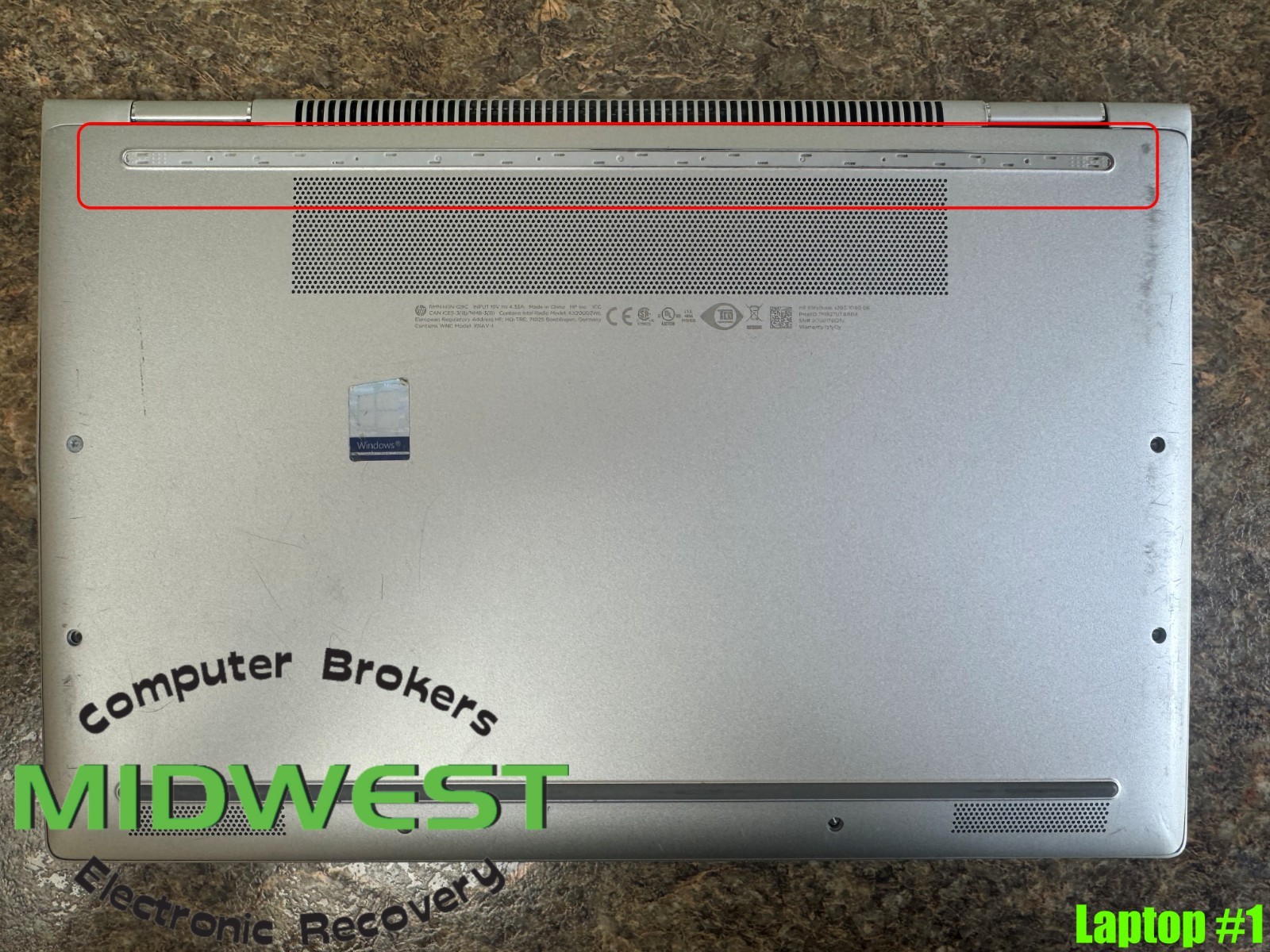 (Lot of 2) HP EliteBook x360 1040 G6 i5-8265U 1.6GHz 8GB 256GB