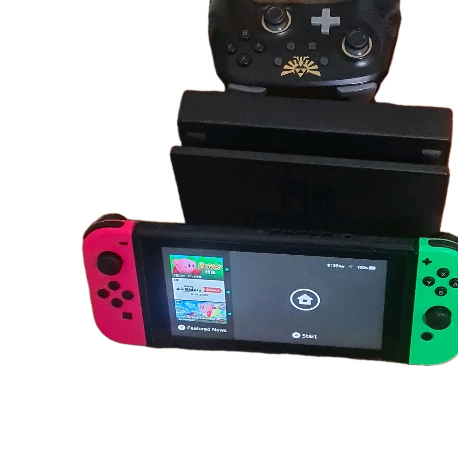 ASUS ROG Strix G G731GU And Nintendo Switch with joycons and one controller