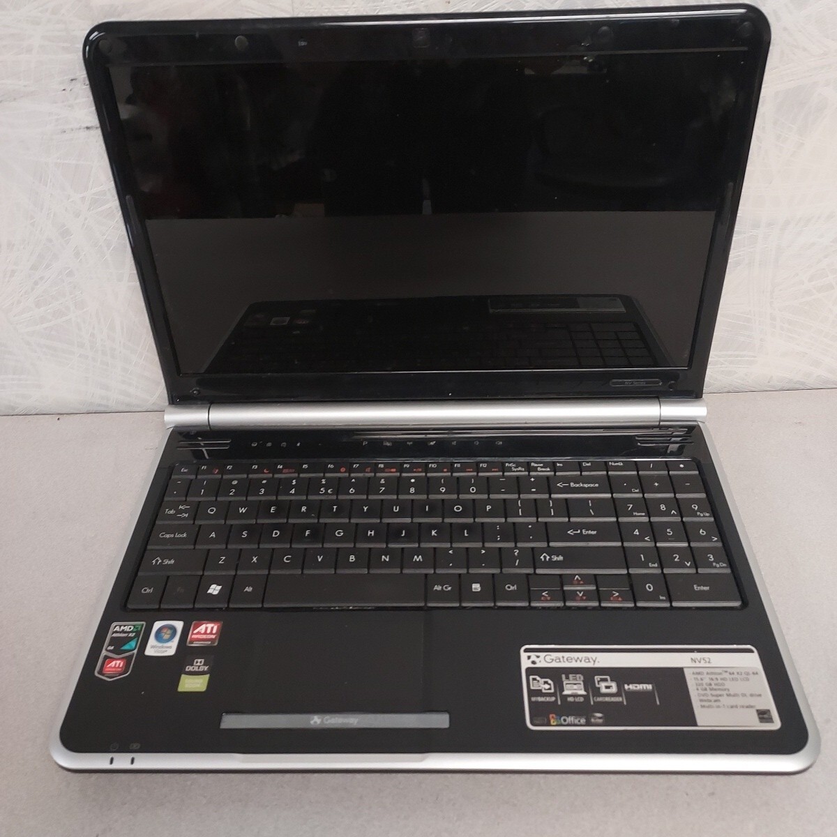 Gateway nv5214u – AMD Athlon 64 x2 – NO RAM/HDD – DOES NOT DISPLAY EVEN WITH RAM