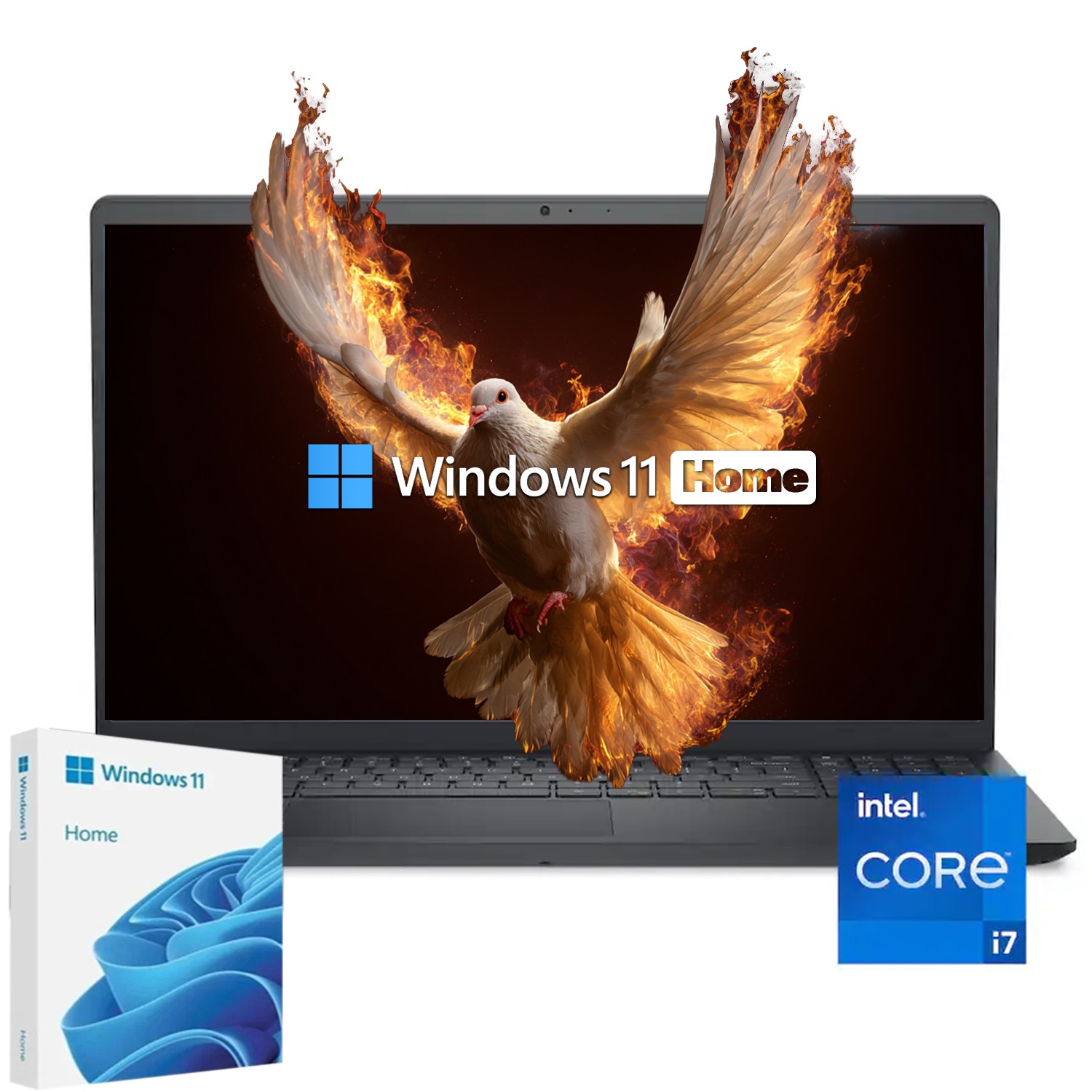 Dell Touch Laptop 15.6″ FHD Intel Core i7-1355U UPTO 64GB RAM 2TB SSD Win11pro