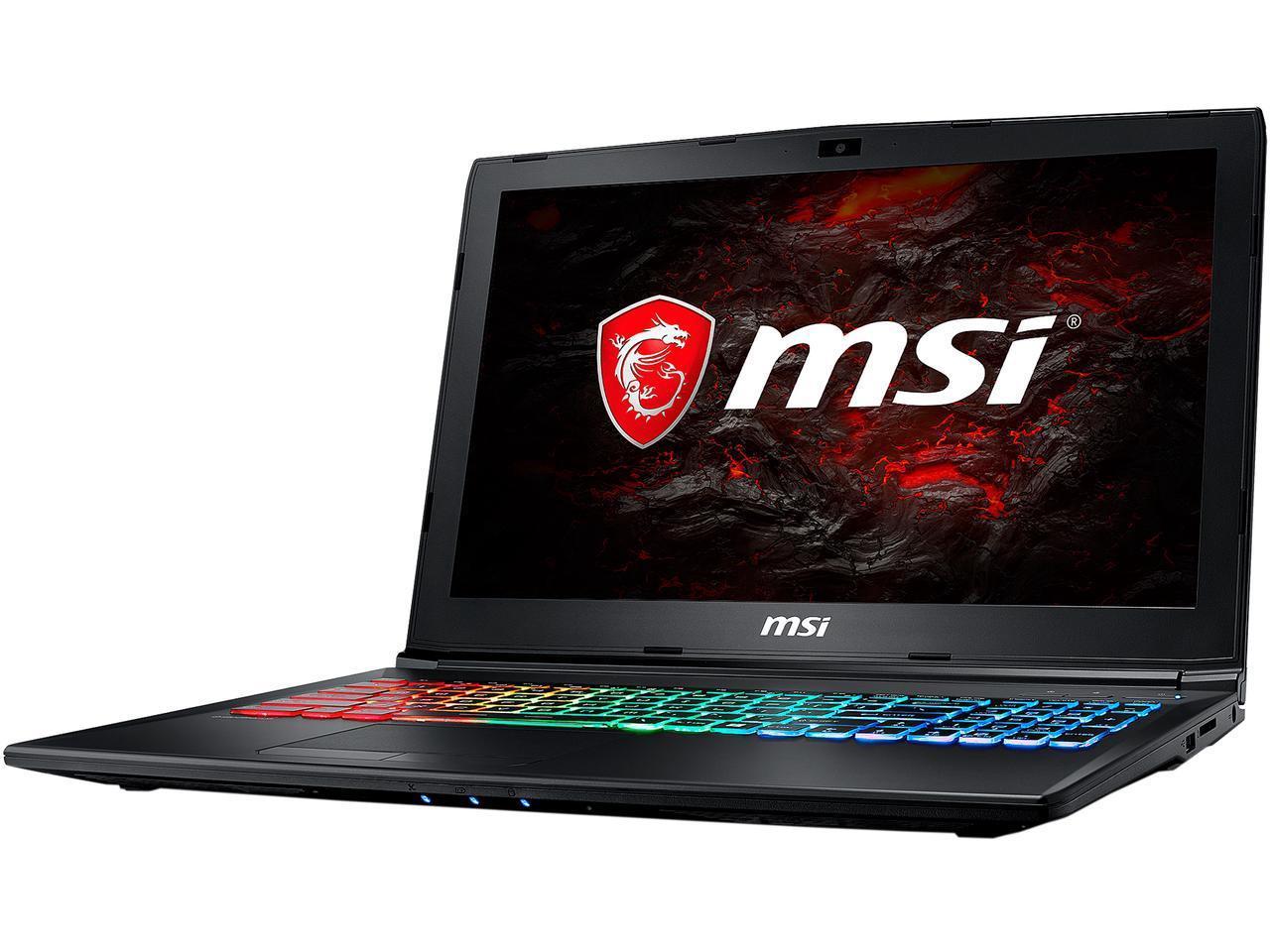 MSI 15.6″ GP62MVRX Leopard Pro Custom i7-7700HQ GTX 1070 8GB GDDR5 32GB 512 SSD