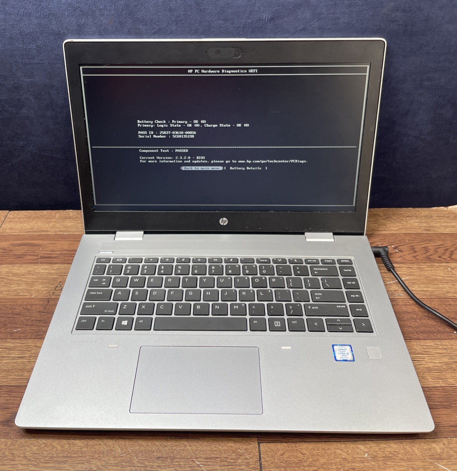 HP Probook 640 G5 Core i5-8365U 14in 1.60 GHz 8GB RAM 256GB SSD NO OS