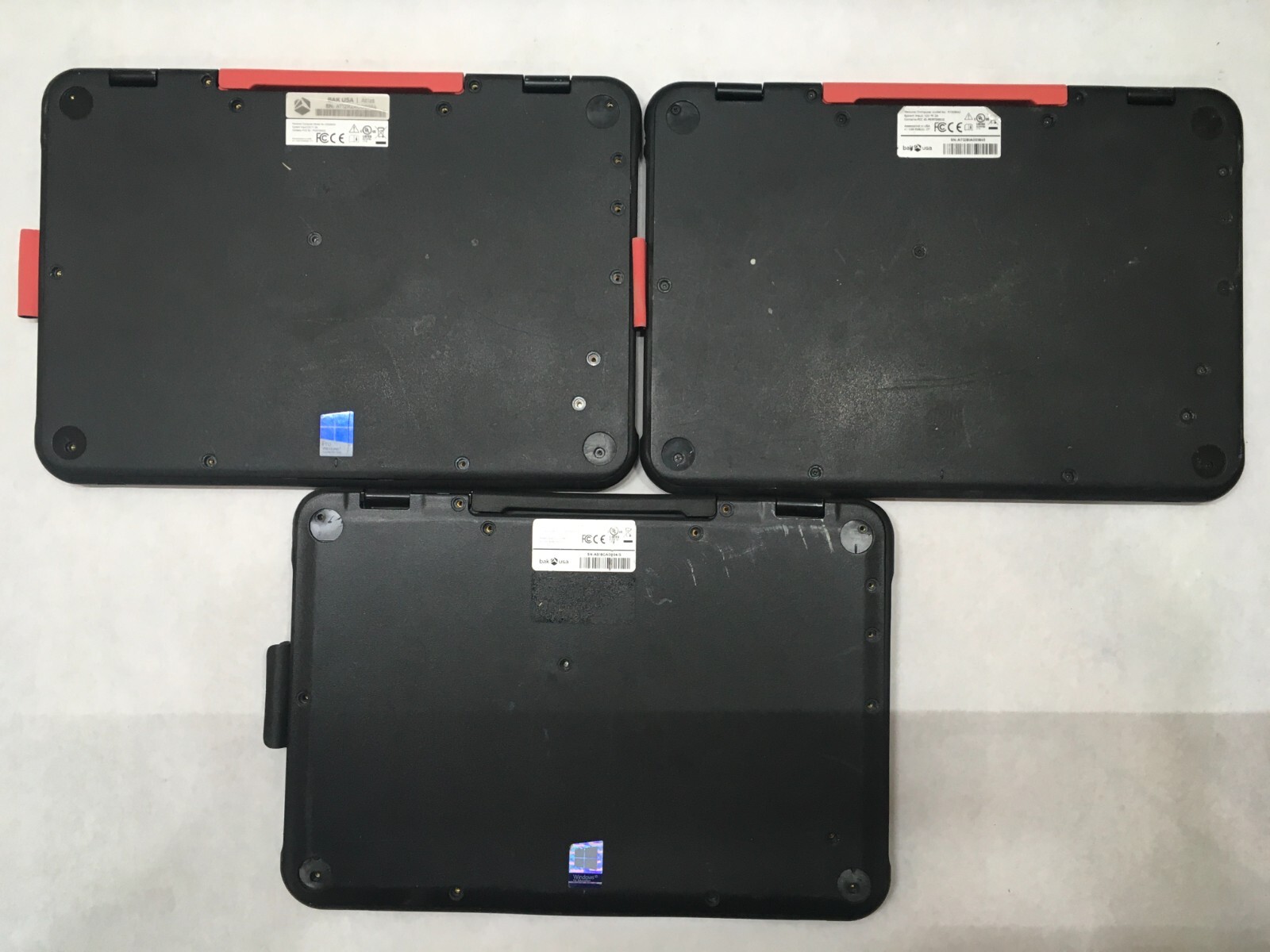 Lot of 7 Bak USA Atlas ED20EA2 ED20GM Broken Screens Bad Keyboards For Parts- FT