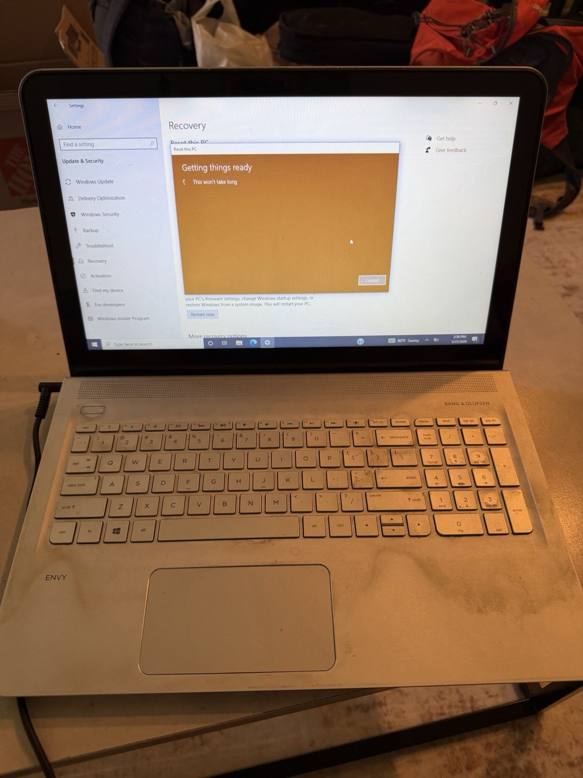 HP ENVY m6-p113dx 17″ Laptop Intel Core i7 5th Gen Silver Windows 10 Used