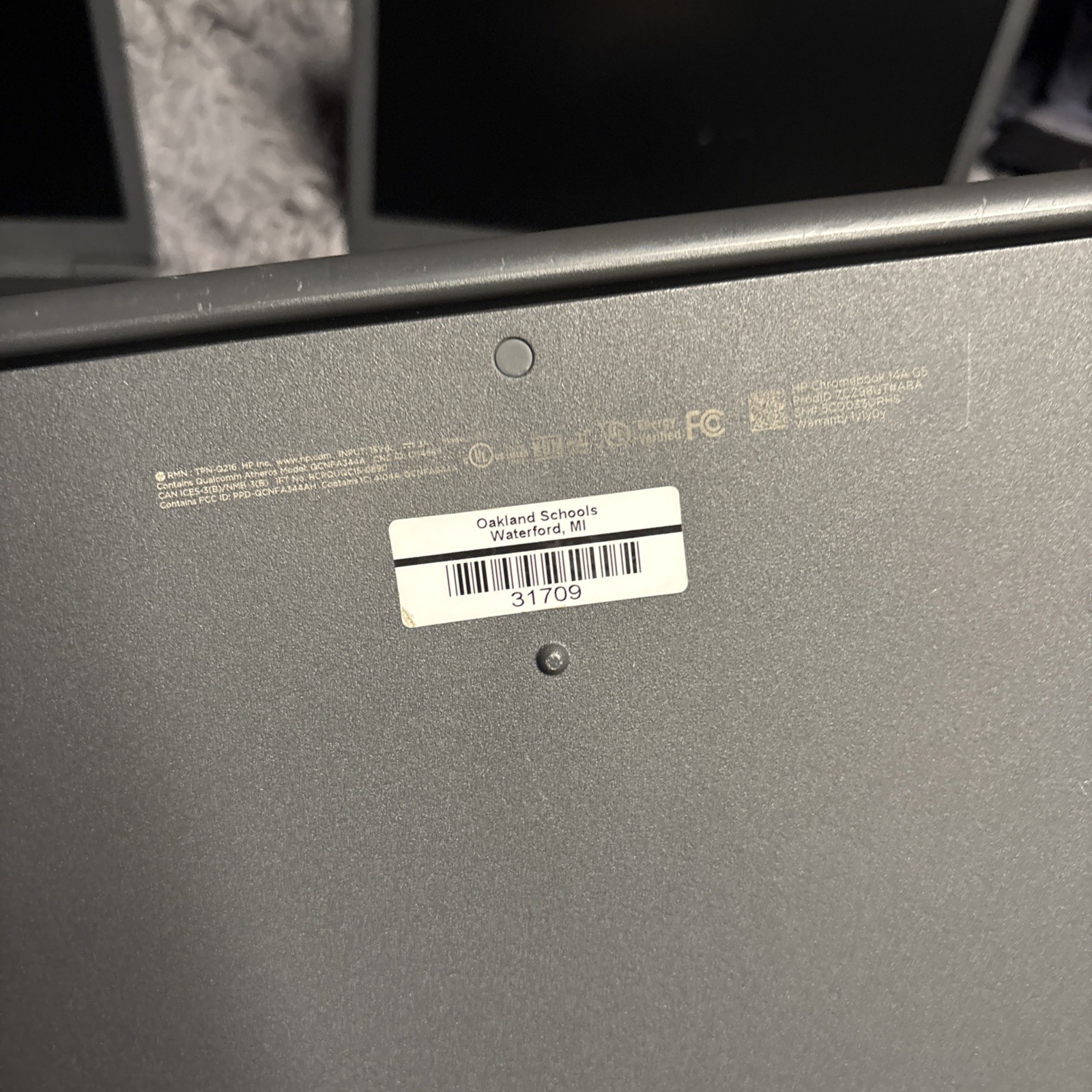 Lot of 3 HP Chromebook 14A G5 14 inch (32GB, AMD A4, 1.60GHz, 4GB) Laptop – Gray