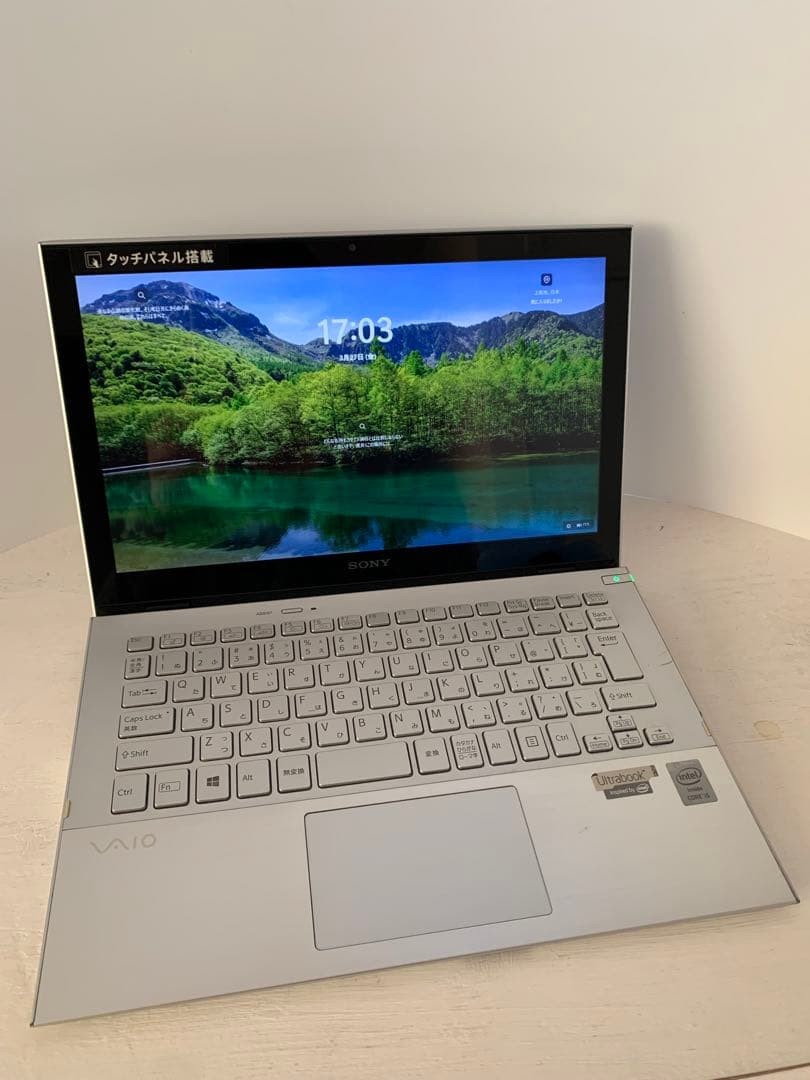 Sony VAIO SVP112A1CN Ultrabook Silver Used Japan Genuine