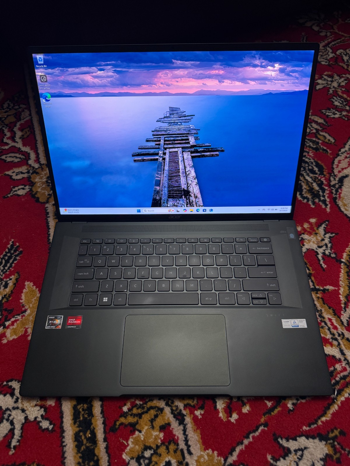 ACER SWIFT EDGE 16″ OLED UHD SFA16-41 AMD RYZEN 7 6800U 512GB 16GB *BIOS LOCK*