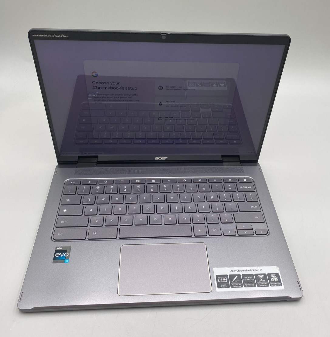 Acer Chromebook Spin 714 14″ i5-1235U 4.2GHz 256GB SSD 16GB DDR4 Gray Laptop C