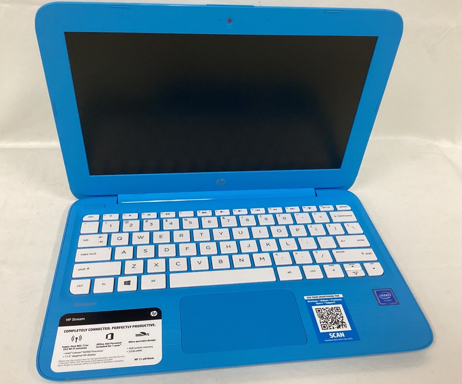 HP Stream 11 11.6″ Netbook Intel Celeron N400 4GB 32GB Intel Celeron N4000, used