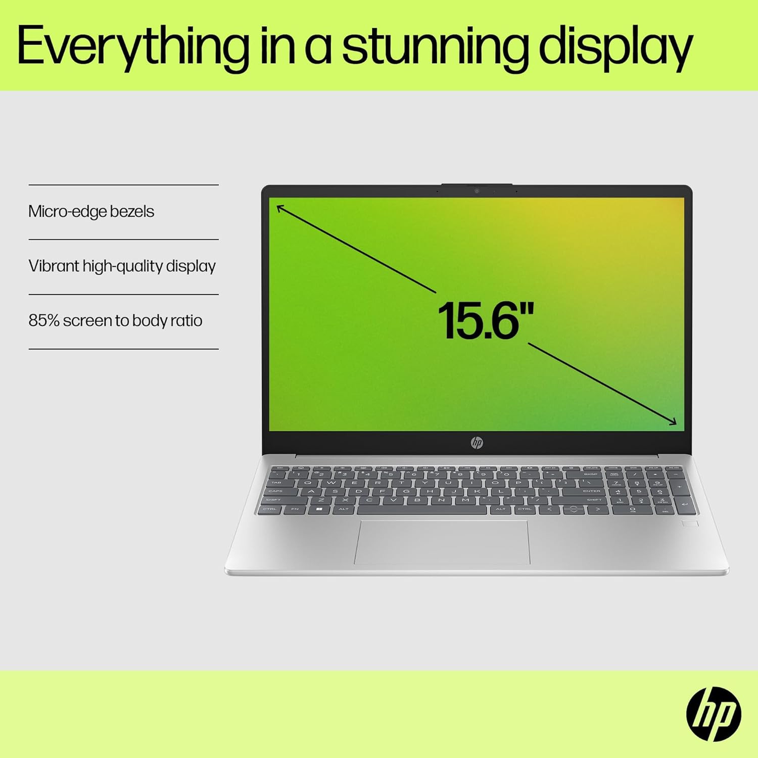 15.6″ FHD Laptop 2026 Edition with Copilot AI, 8GB RAM, 256GB SSD, Intel Process