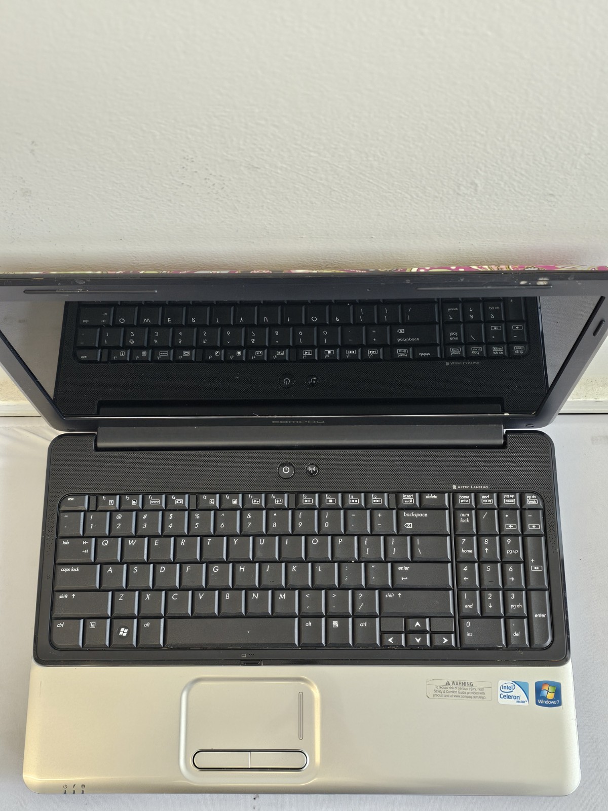 Compaq Presario CQ60 Laptop – Intel Celeron 900 – 2GB RAM – Parts/Repair – READ
