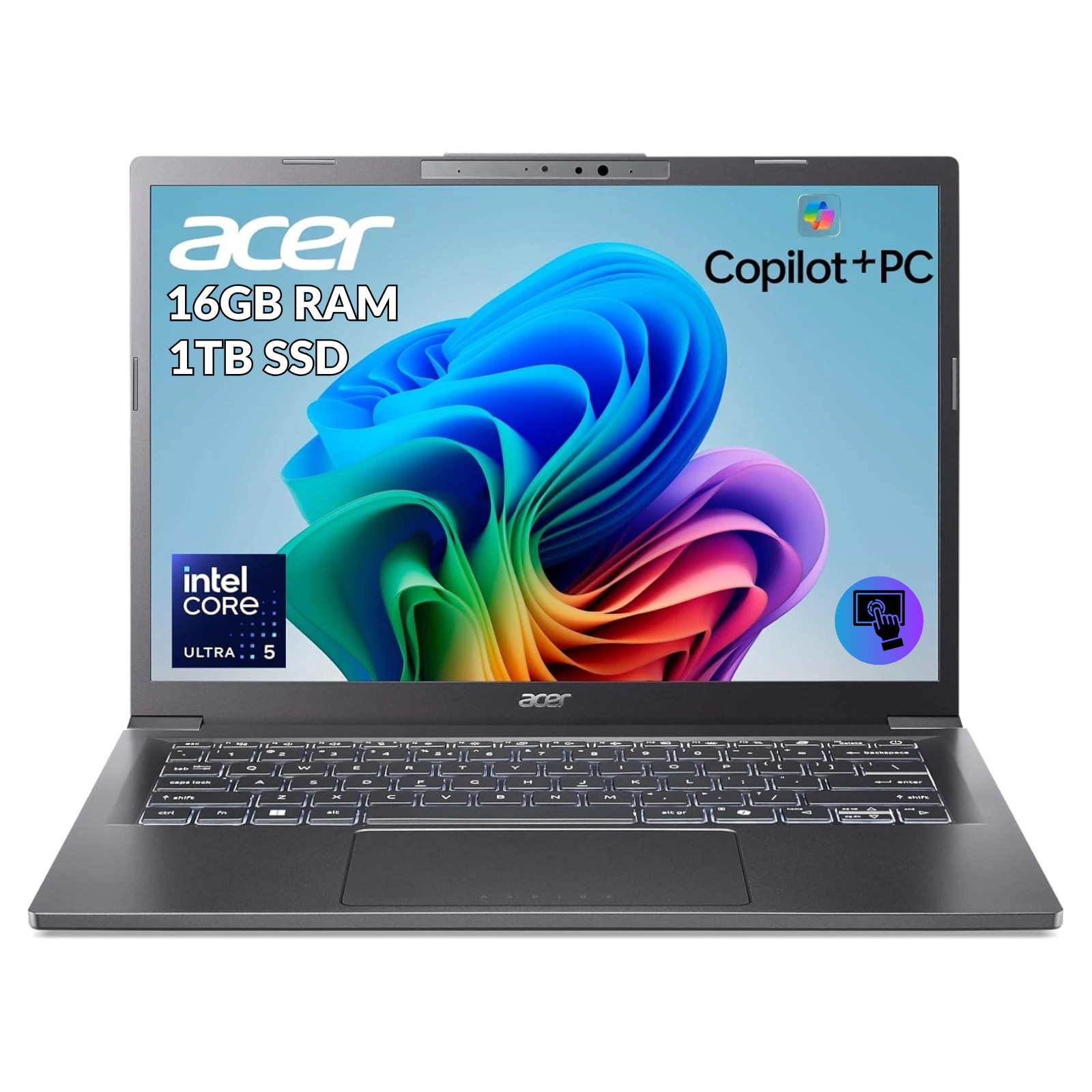 Acer Aspire 14 +AI Intel Core Ultra 5 226V 2.1GHz 16GB 1TB Certified Refurbished