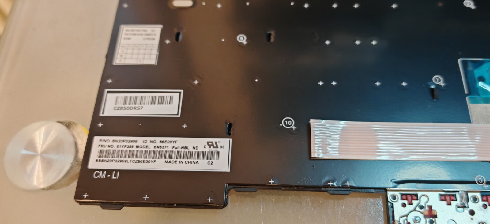 LENOVO THINKPAD L480 E490 E480 KEYBOARD KEYBOARD 01YP359 SN20P32909