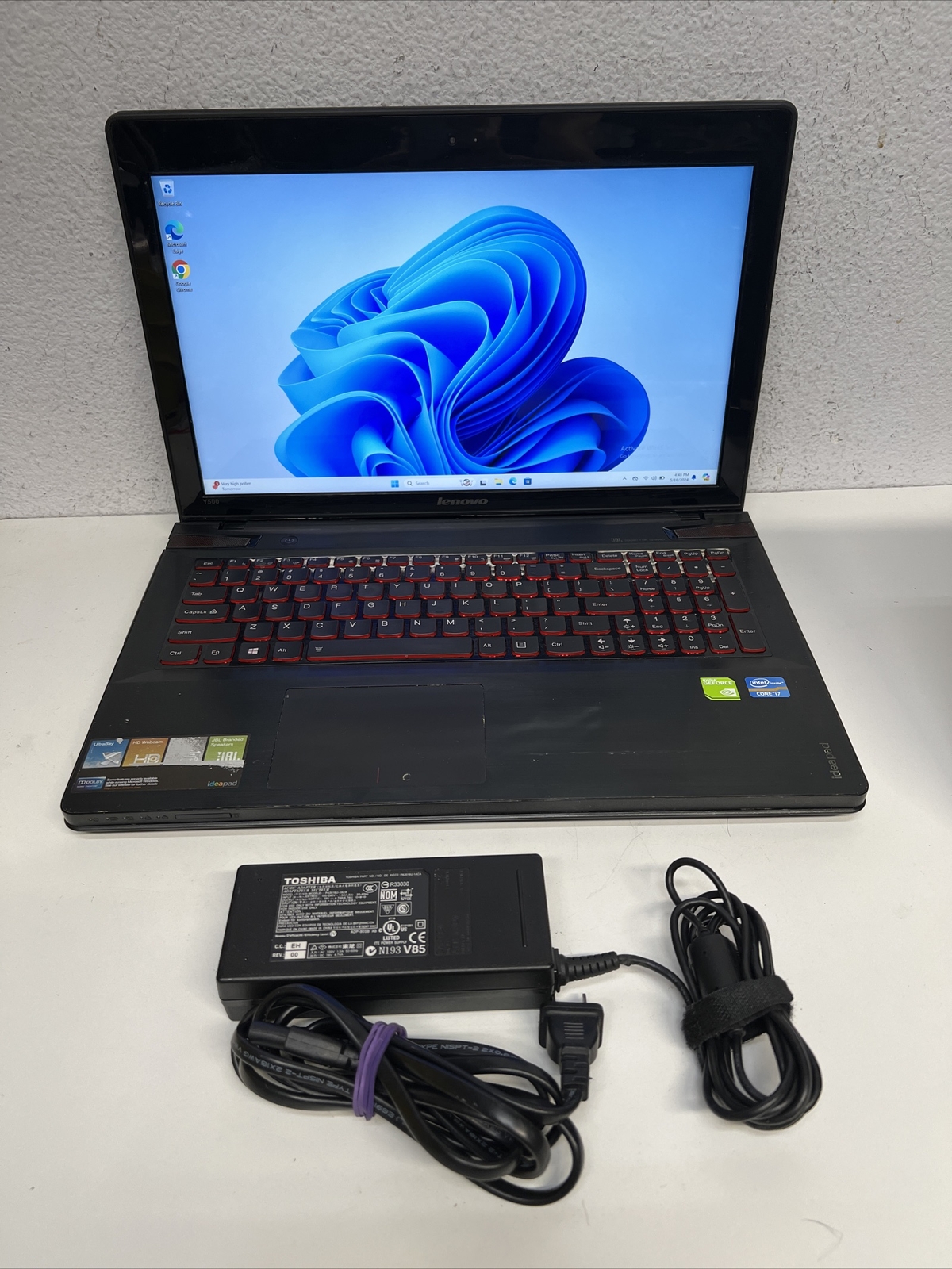 Lenovo IdeaPad Y500 15.6″ Intel Core i7-3630M 2.4GHz 8GB 500GB HD GT 750M *READ*