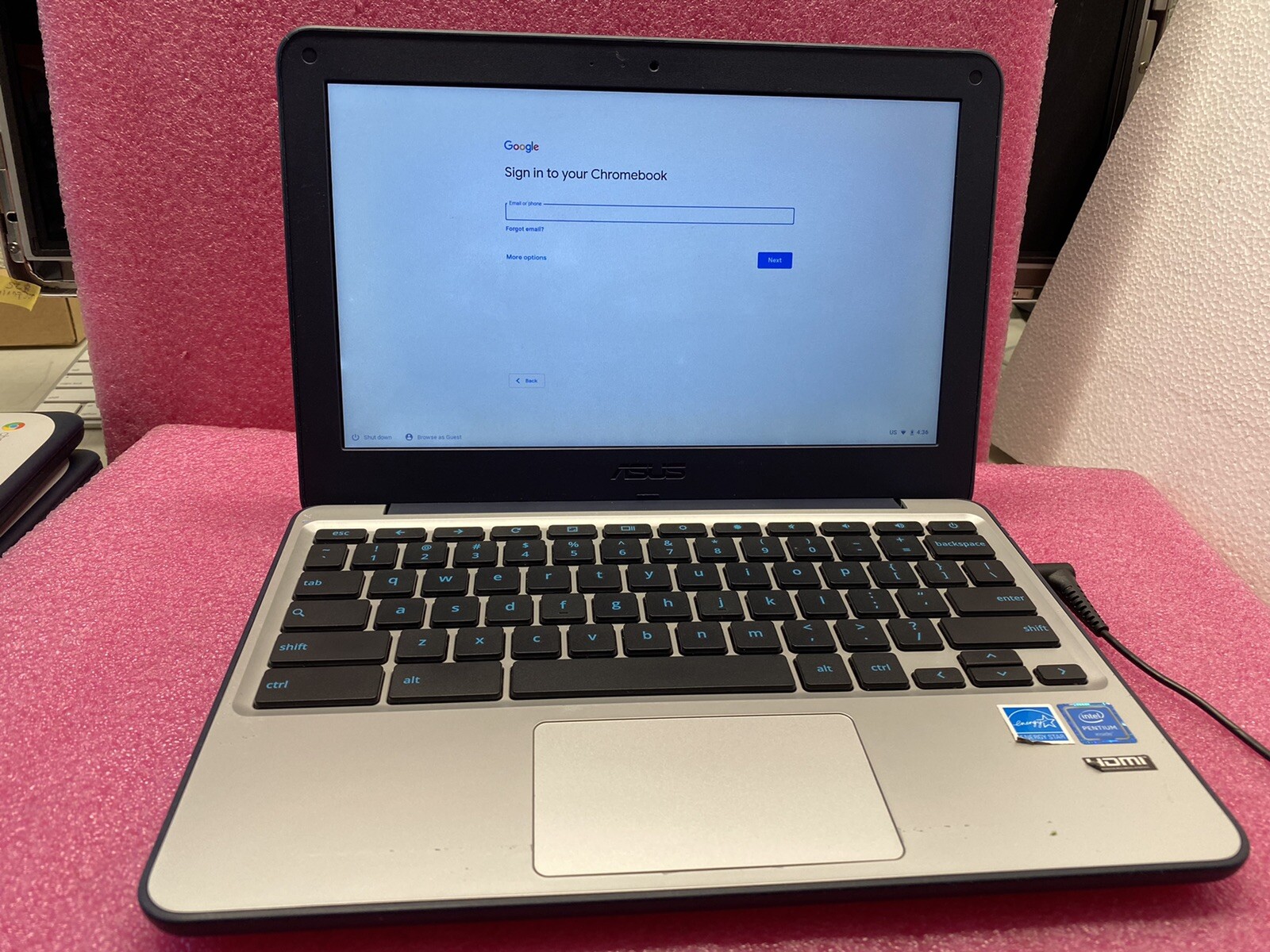 Asus Chromebook C202SA 11.6″ N3060 1.6GHz 4GB RAM 16GB SSD Chrome OS