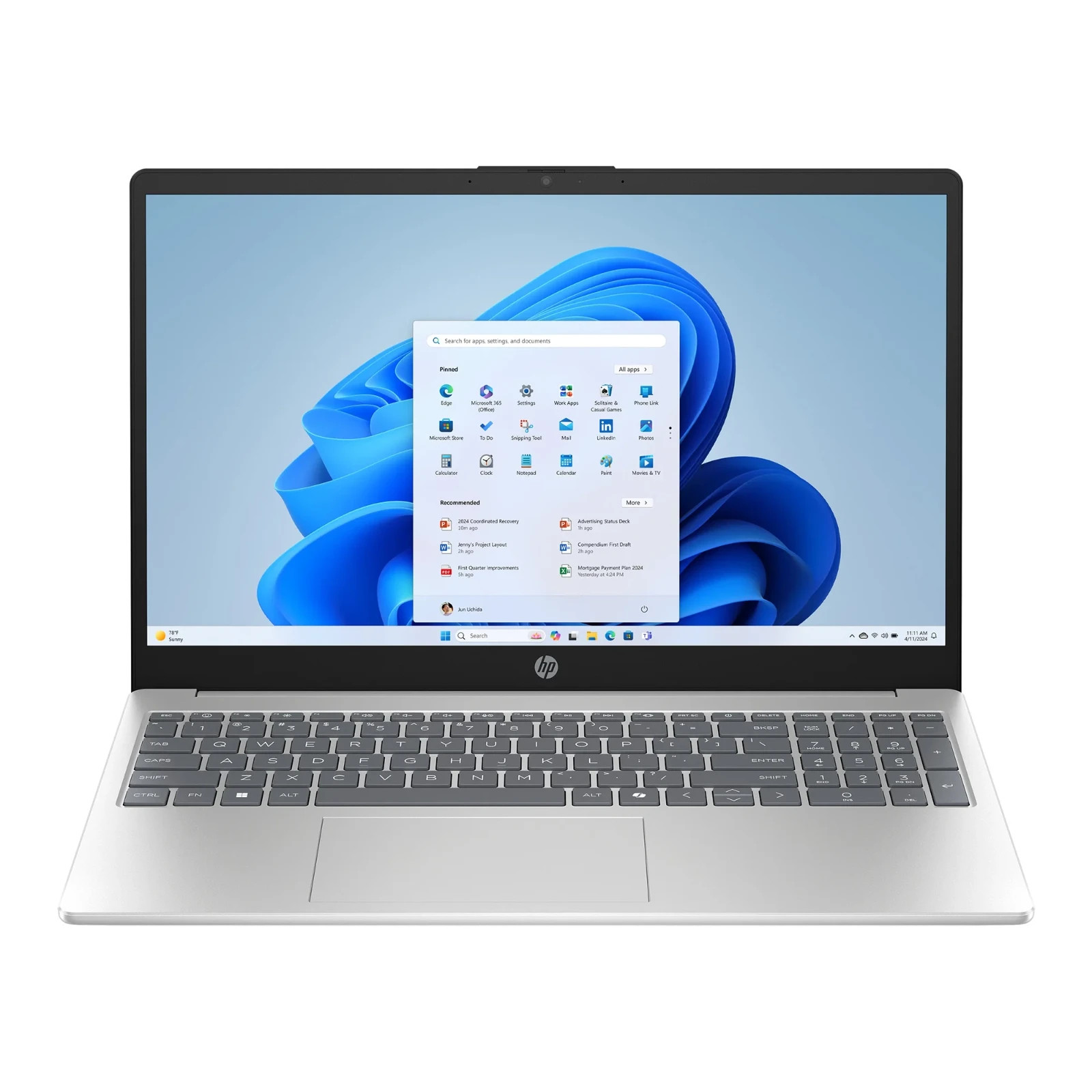 HP 15-fc0047 Ryzen 7 7730U 16GB RAM 512GB SSD 15.6″ FHD Touch Windows 11