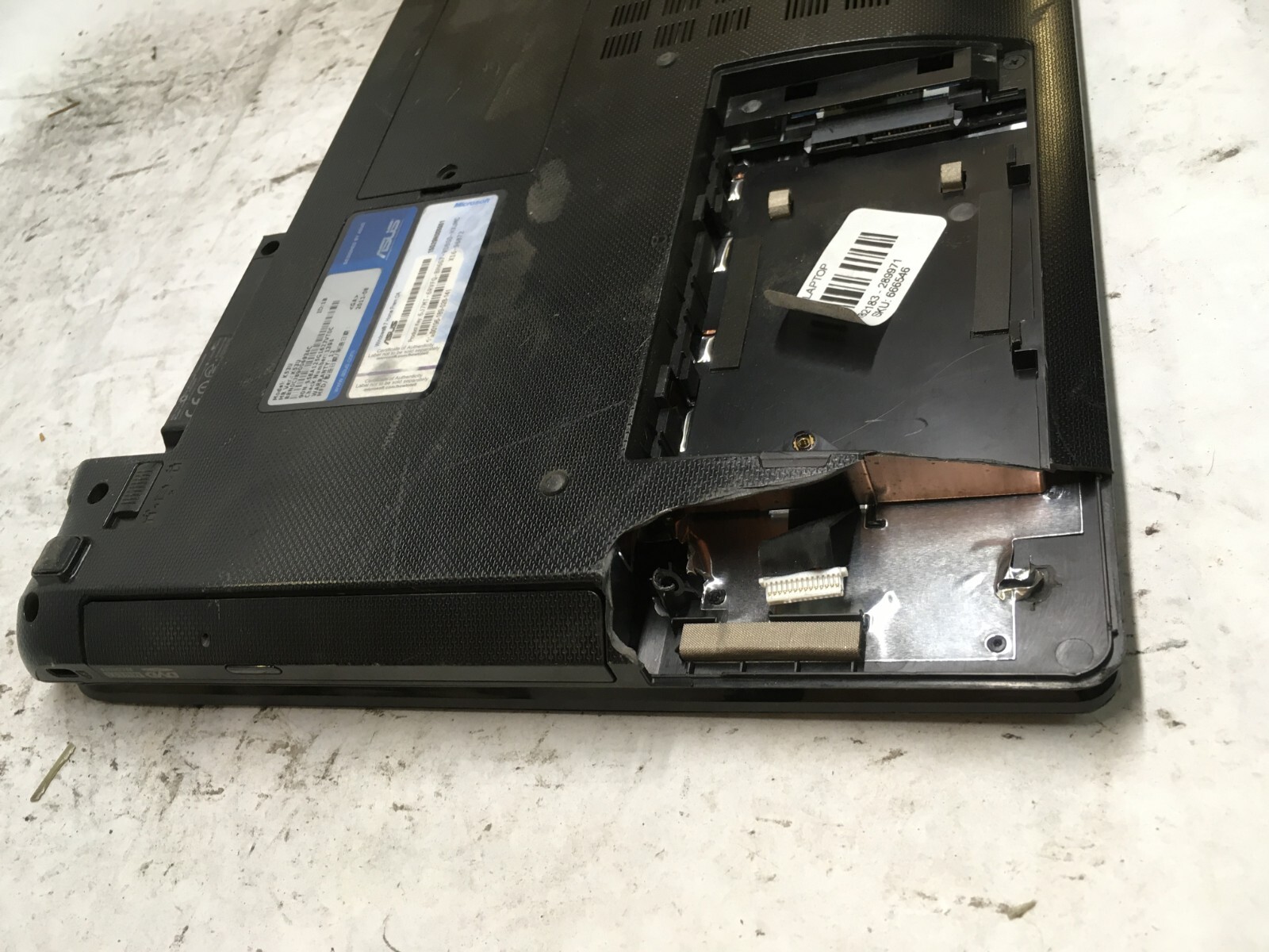 ASUS K53U 15″ (AS IS) AMD Fusion C-50 @ 2 GHz – JZ