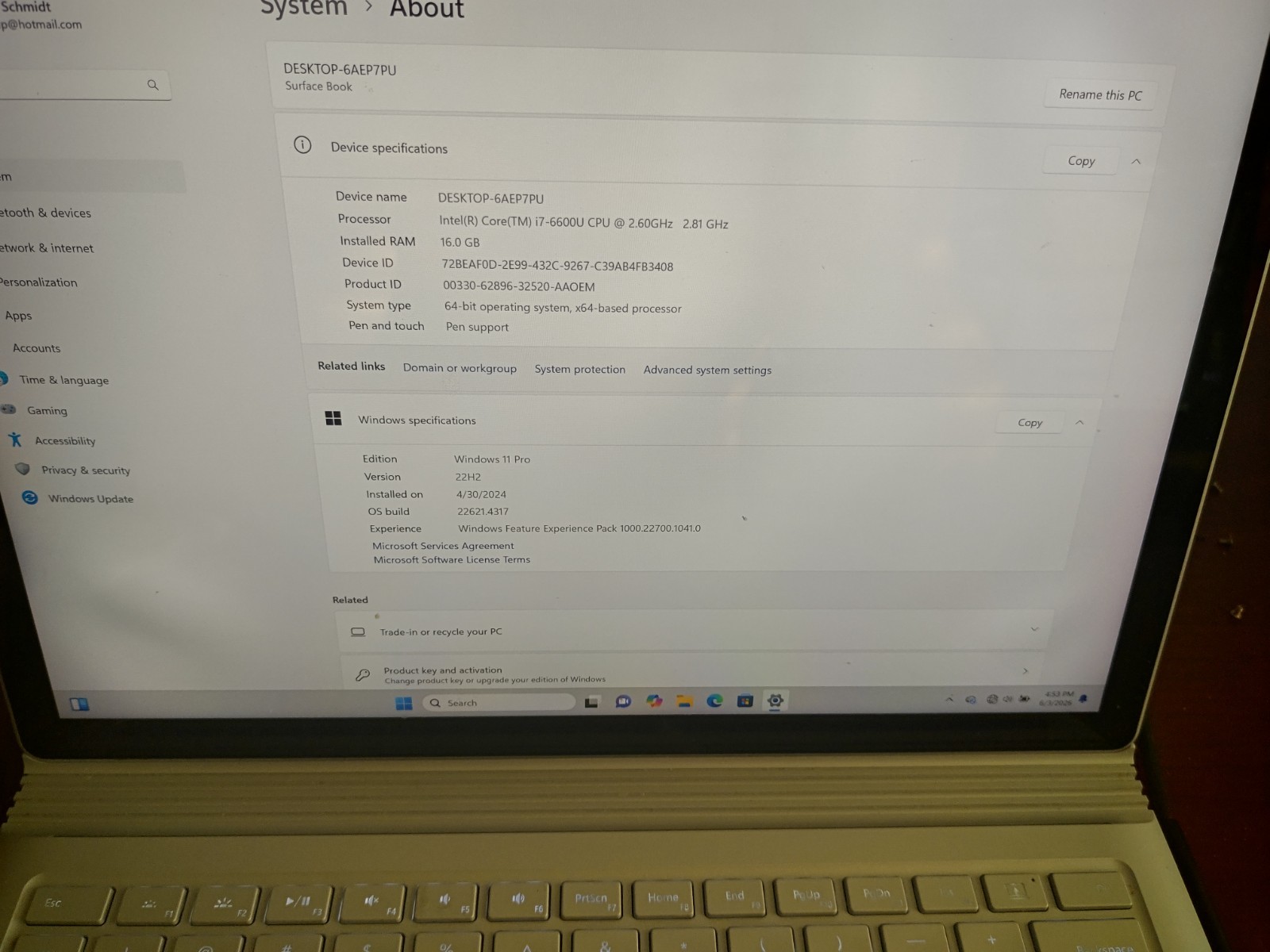 Microsoft Surface Book 1 Performance Base 1785 nVidia 965M 2GB 1703/1704/1705