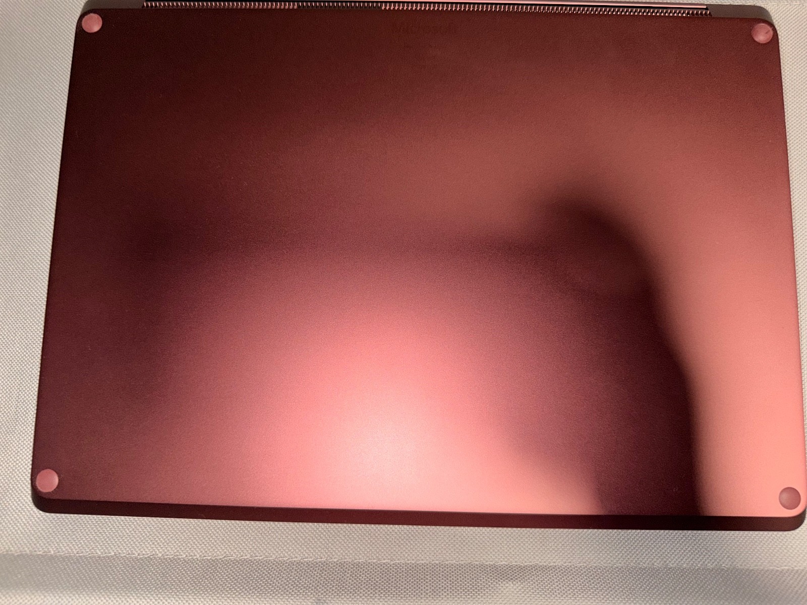Windows10 Pro 13in. Burgundy Microsoft Surface laptop perfect condition.