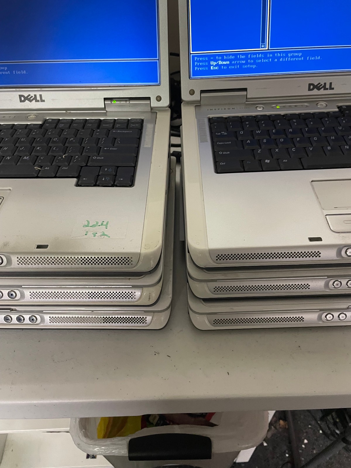 Lot of 6 Dell – 3 Inspiron E1505, 3 Inspiron 6000 NO HDD have RAM Wholesale lot