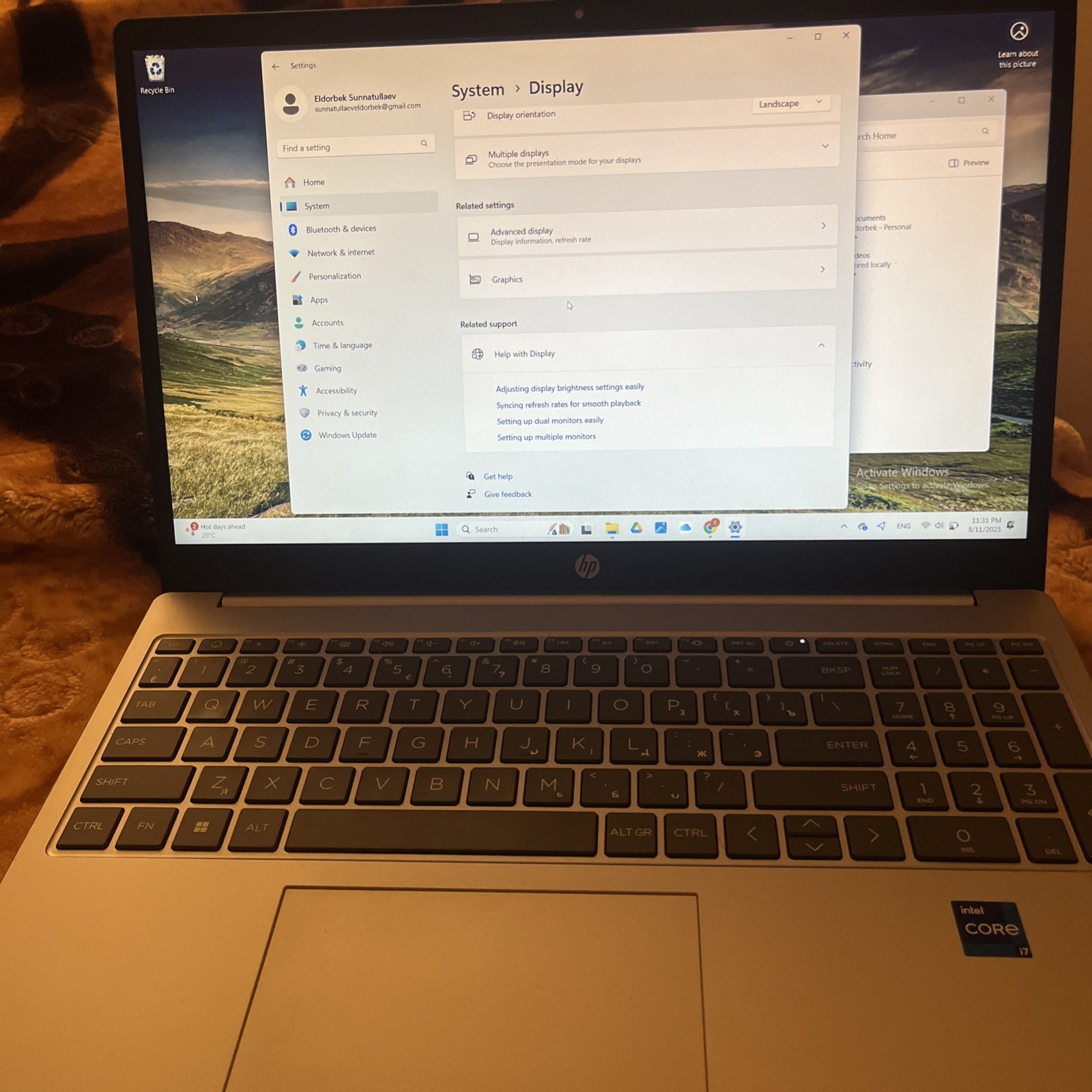 HP laptop