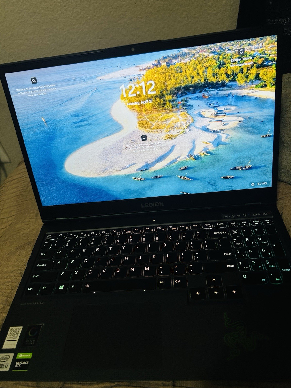 Lenovo Legion 5 Gaming Laptop i7-10750H 16GB 477GB SSD GTX 1660 Ti 15.6″ Win11