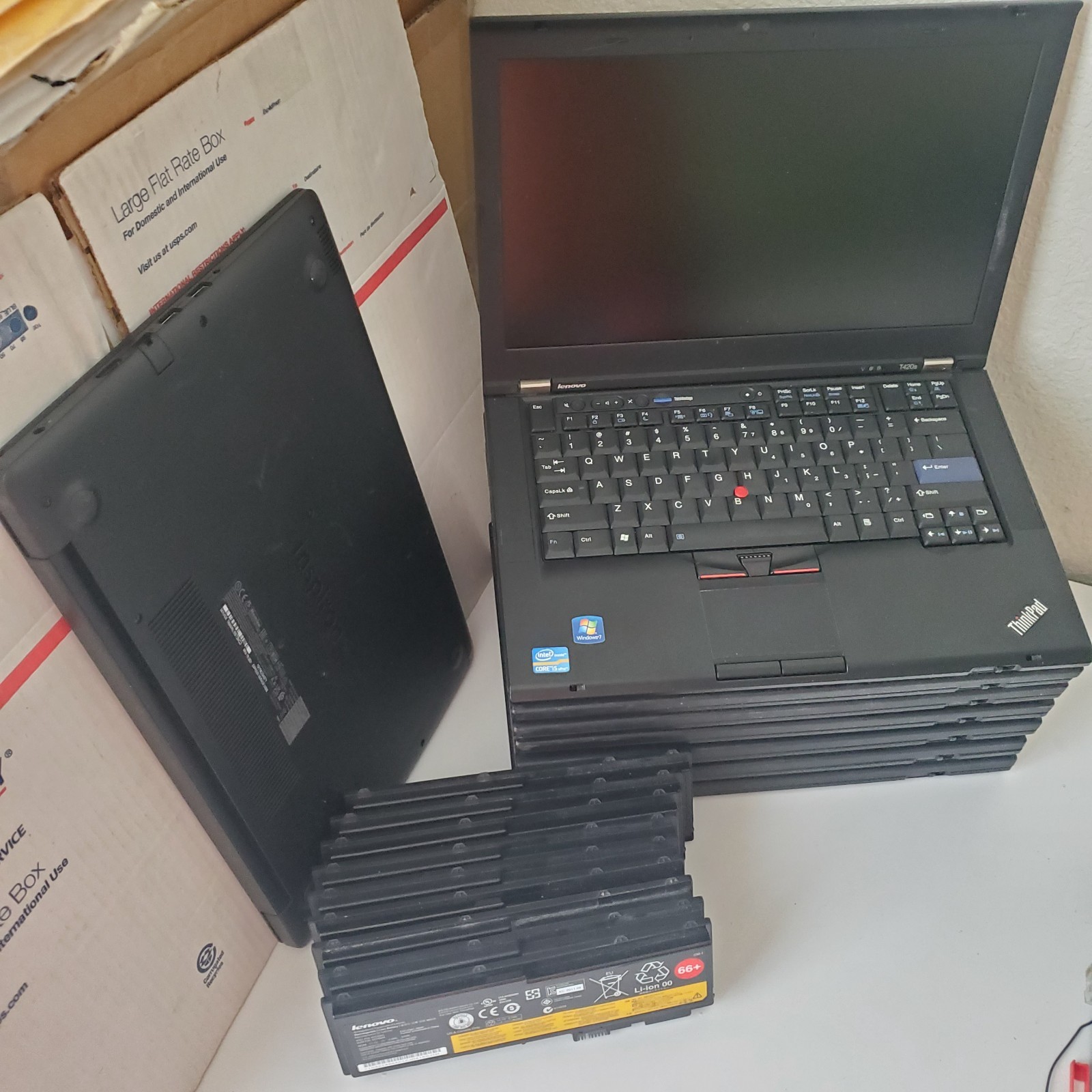 BULK LOTS 8 Lenovo T420s laptops i5-2540M 256/128GB SSD 8GB RAM 16×9 & Dell 3593
