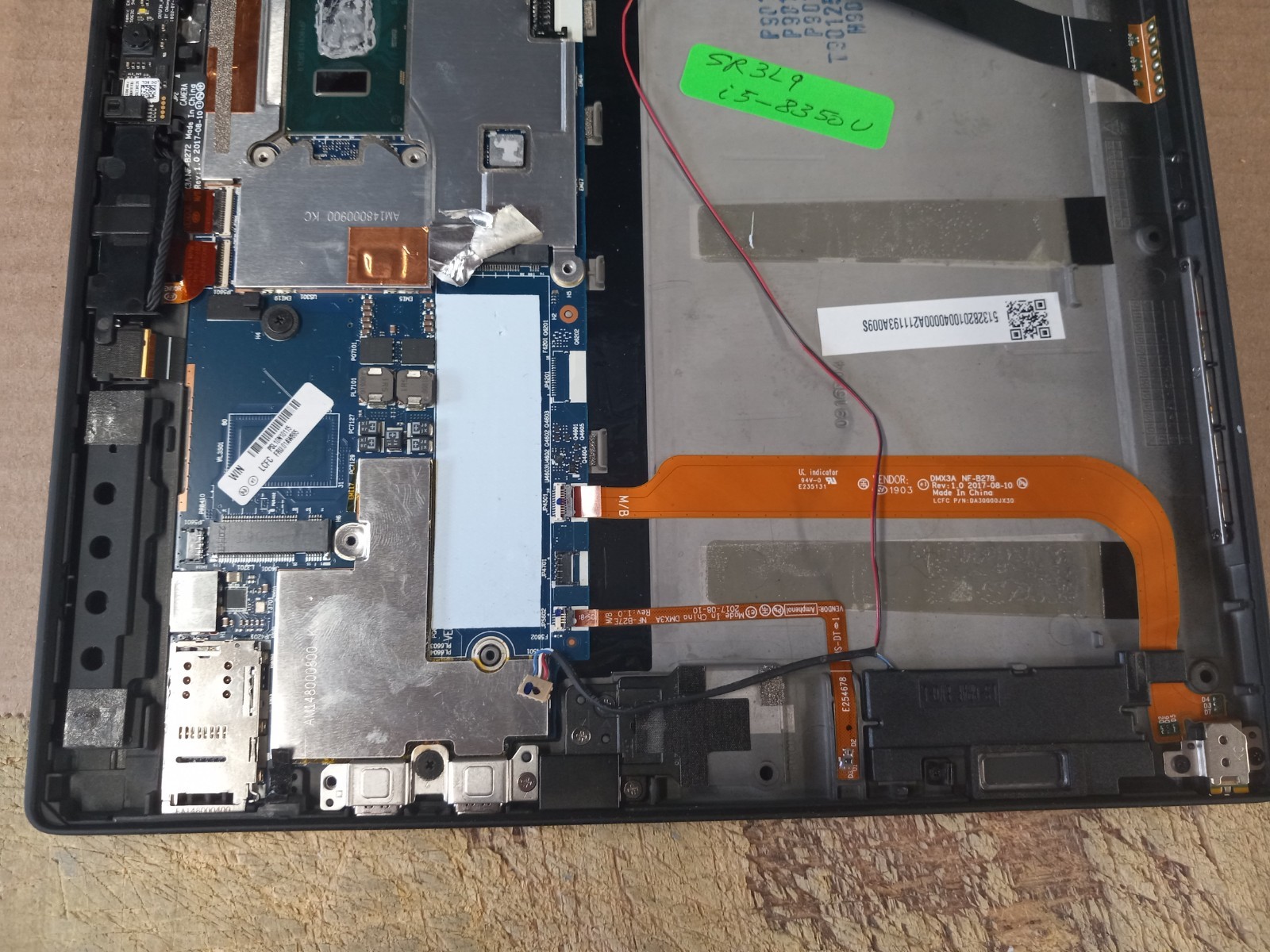 Lenovo ThinkPad X1 Tablet Gen 3| Intel Core i5| 16GB RAM| No Screen| For Parts