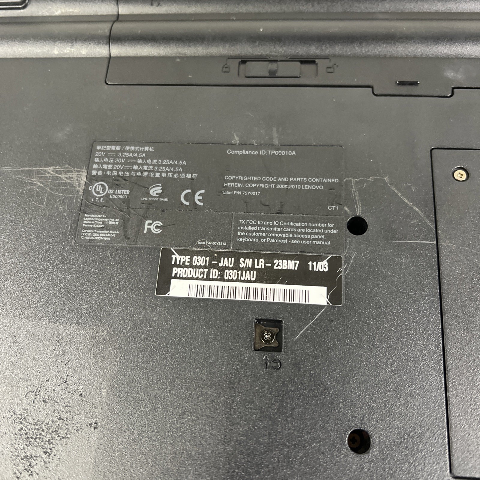 LENOVO THINKPAD EDGE 15 15.6″ Intel Core i3 M390 2.66GH 4GB RAM NO HDD / NO OS