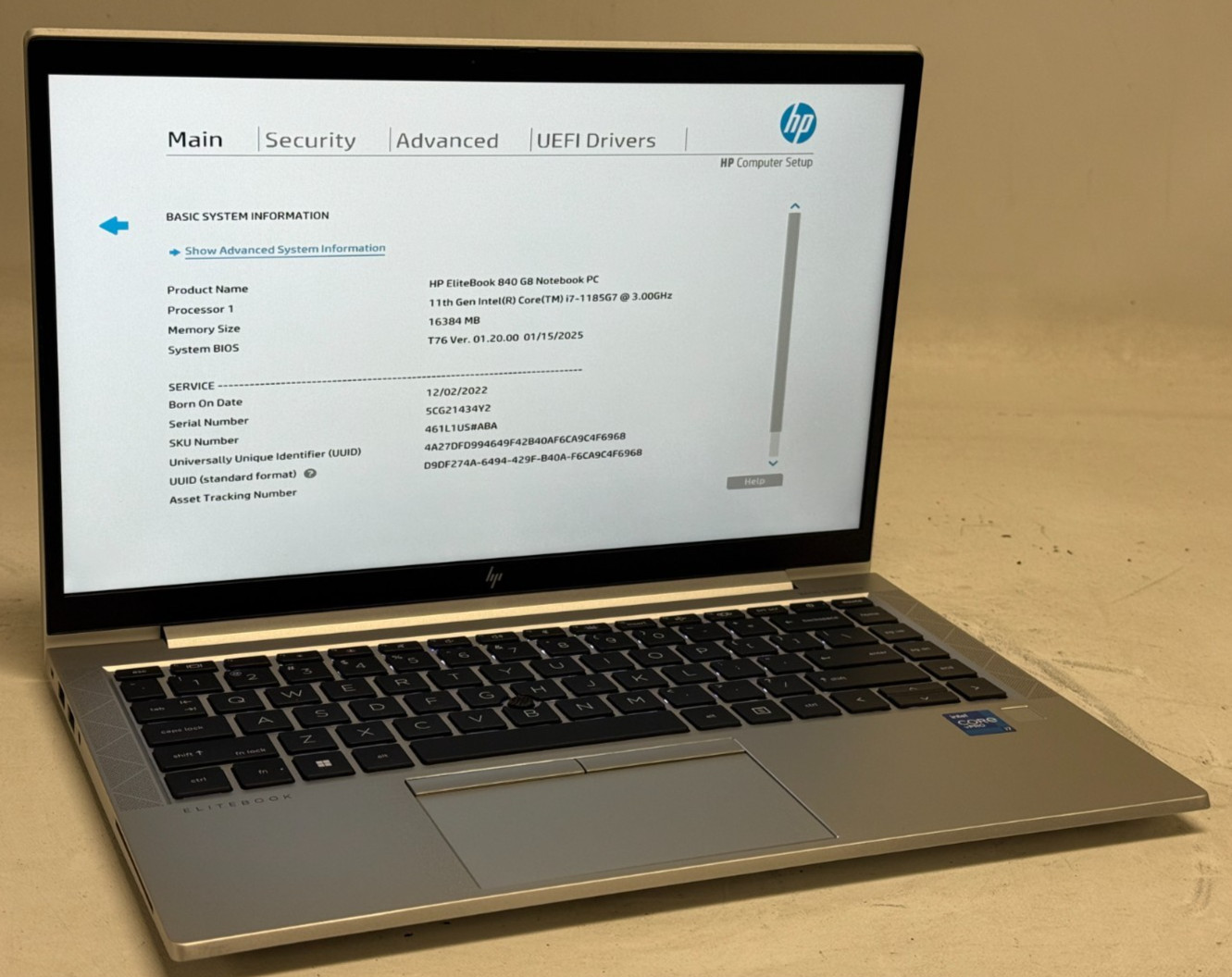 HP EliteBook 840 G8 14″ (i7-1185G7 3.0GHz – 16GB RAM – 512GB SSD – Win11Home)*