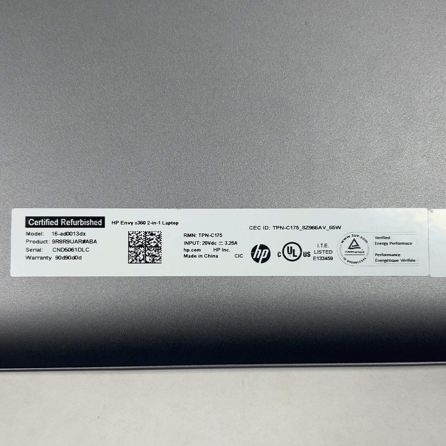 HP Envy x360 16-AD0XXX 16″ Ryzen 5 8640HS 3.5GHz 8GB RAM 512GB SSD