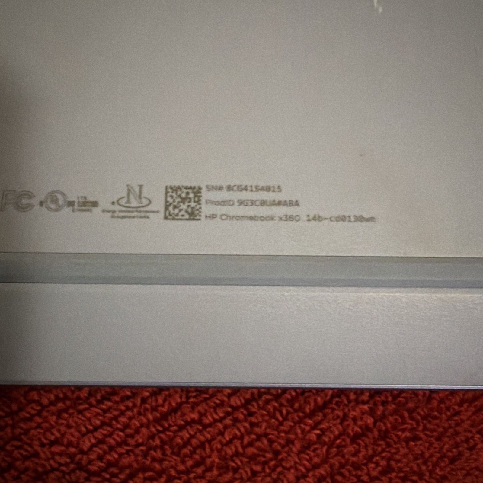 HP Chromebook x360 14b-cd0130wm 14″ Touch Intel N100 4GB 64GB UFS ChromeOS