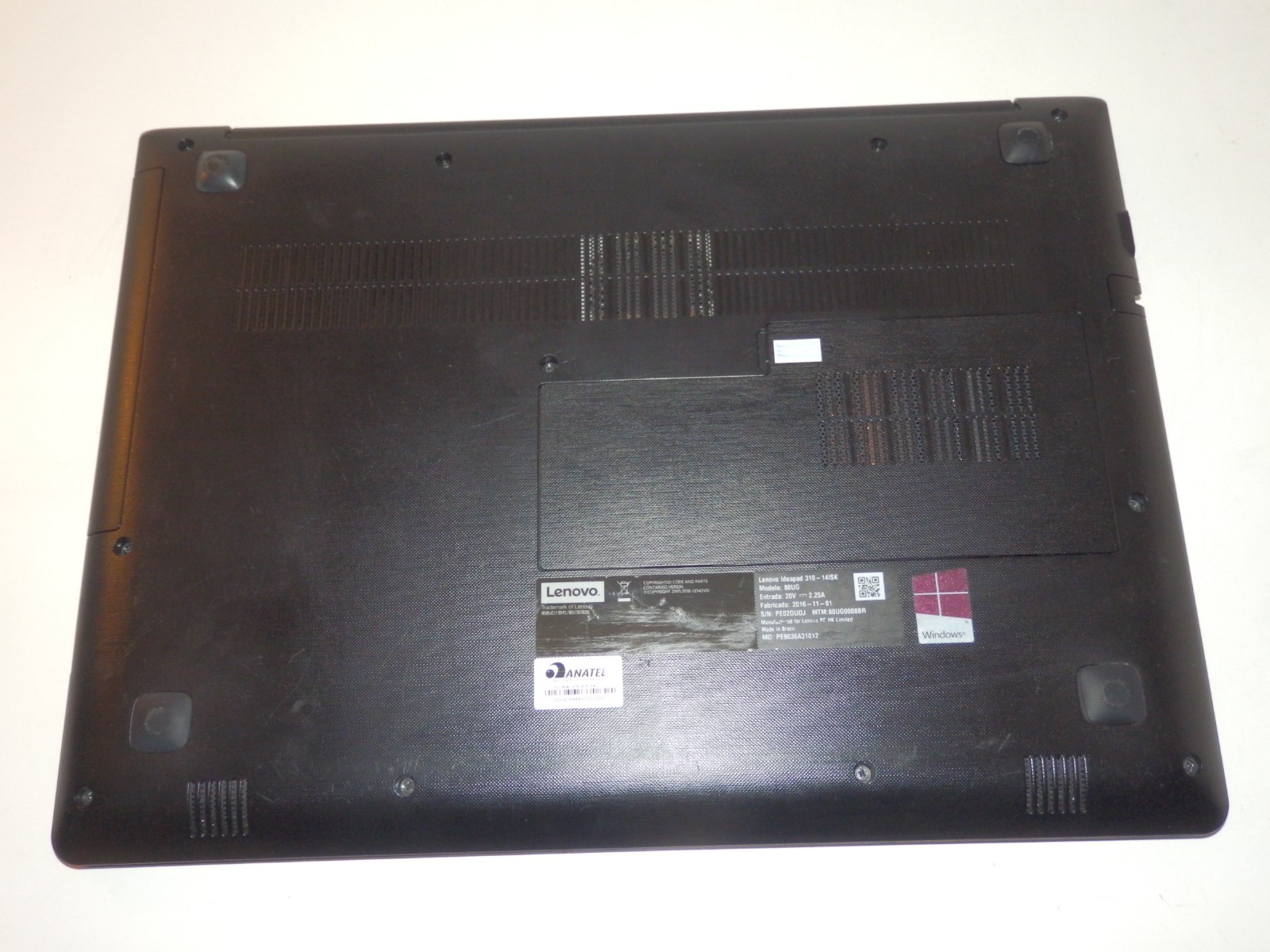 Lenovo IP 310-14ISK – Intel i3-6100U, 4GB Ram, 128GB SSD, HD 520, 14″ Part Faulty