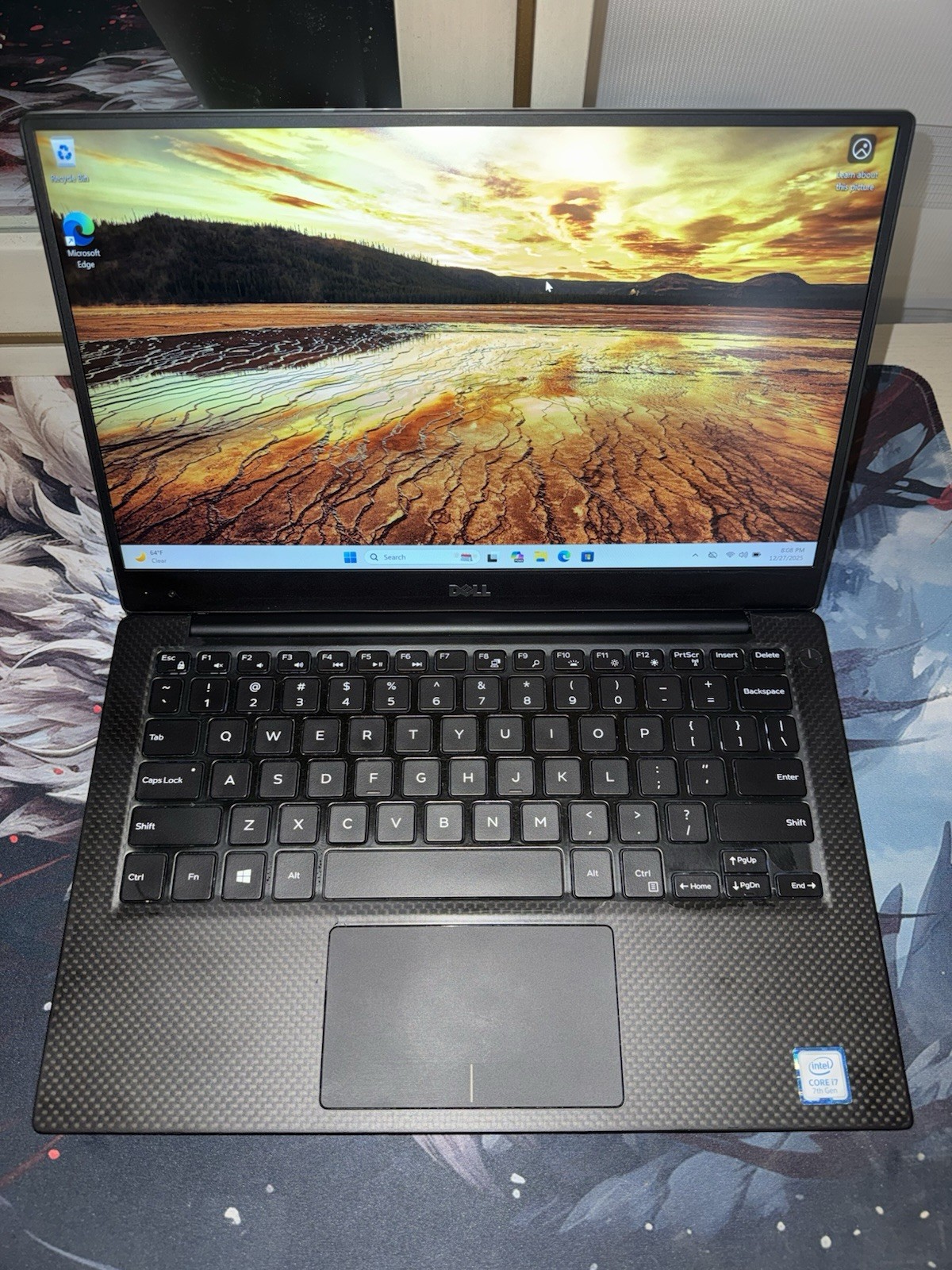 Dell XPS 13 9360 i7-8550U Laptop 8GB Ram 256GB SSD Win 11 Pro W/CHARGER