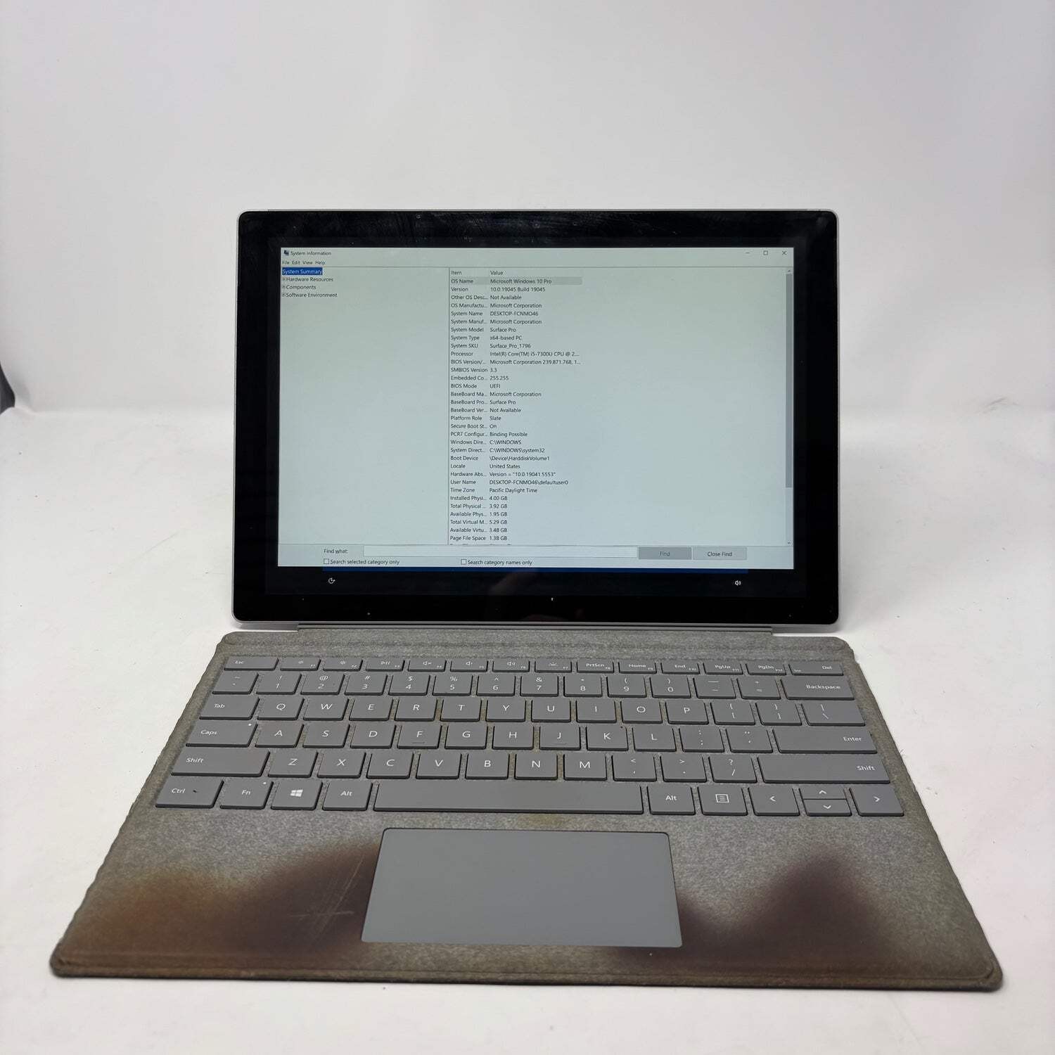 Microsoft Surface Pro 1 1796 12.3″ i5-7300U 2.6GHz 4GB RAM 128GB SSD
